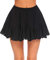 Avidlove Rock Damen Minirock Sexy Faltenrock Kurz Skirt Festival Outfit Rave Kleid Tüllrock Sommer Plisseerock Schwarz M
