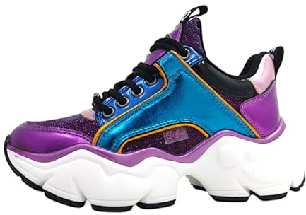 Buffalo Binary Glam Damenschuhe Schnürschuhe Low Mehrfarbig Freizeit