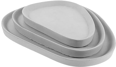 Cabilock Betonplatte Obsttablett Küchenaufbewahrung Süßes Tablett Dekorative Schüssel Leicht Für Zuhause