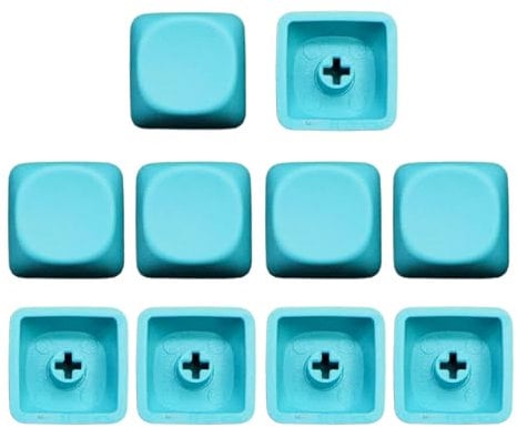 10Piece PBTs Blanks Keycap MOAs Height 1U Supplements Gaming Keycap Key Button Keyboards