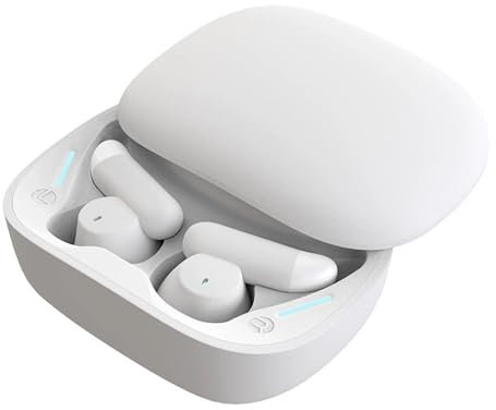 Somnioz Wireless Sleep Earbuds, Somnioz Sleep Buds, Sleeping Earbuds Bluetooth 5.4 in Ear Light-Weight Headphones, Noise Blocking Sleeping Headphones, Small Earplugs for Side Sleepers, Work (White)