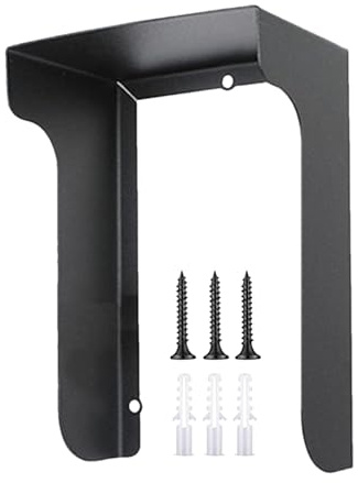 Ring Door Bell Cover Plate Precise Anti-glare Visual Replacement | All-Weather Chime Cover for Outside Door Entry Wall Holiday Home House Apartment Outside Entry Wall Door Home House