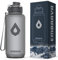 Embrava 1.2 l Wasserflasche – groß mit Reise-Tragering – breiter, auslaufsicherer Getränkeauslauf – robuster, BPA- und BPS-freier Tritan-Kunststoff – ideal für Sport, Fitnessstudio, Männer und Frauen