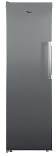 Whirlpool UW8 F2C XLSB UK.1 Freestanding Tall Freezer, 252L, 59.5cm wide, Reversible Door, No Frost, Optic Inox