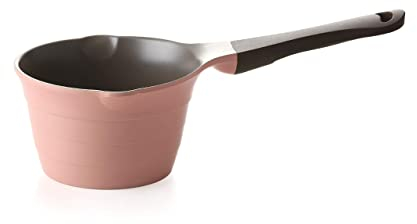 Neoflam 51405 Stielkasserolle, 1 l, Keramik Aluminium, Rose