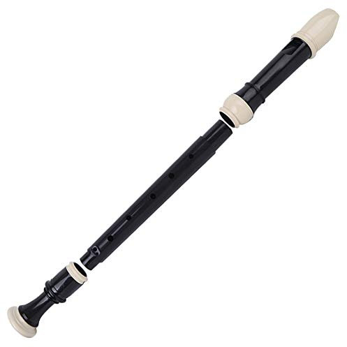 Alte Blockflöte, F Tasten Klarinette aus ABS-Harz, 8-Loch-Recorder, F Tastenrekorder, Anfänger für Musikliebhaber (Fa Alt, Deutscher Sol)