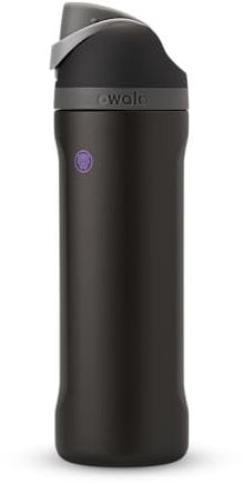 Owala Marvel FreeSip Insulated Stainless Steel Water Bottle with Straw for Sports and Travel, BPA-Free Sports Water Bottle, 24 oz, Black Panther