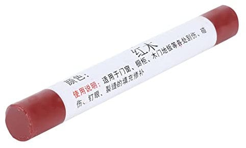 2pcs Furniture Paint Floor Repair Crayon Wooden Repair Wax Filler Stick Scratch Patch Paint Pen Wood Composite Repairing Material Wax for Wood, Stains, Scratches, Floors, Tables