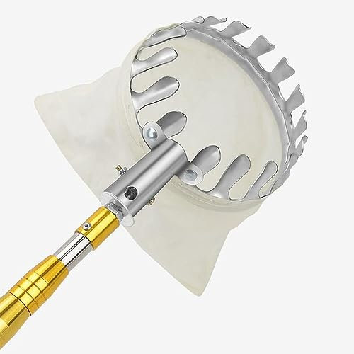 LekLai Obstpflücker, Obstpflücker-Werkzeug, Obstpflücker Mit Teleskopstiel, Beerenpflücker, Apfelpflücker, Verstellbar, Mit Aufbewahrungstasche/600Cm/236.2In