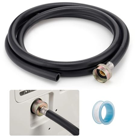 Apipi Leakproof Dehumidifier Drain Hose 3/4 FHT - 5 FT Thickened Dehumidifier Hose with Rustproof Durable Connector, No Kink and Easily Coilable, Fits for Most of Dehumidifiers