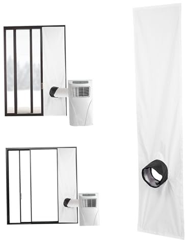 Portable Air Conditioner Window Seal 300cm Adjustable Waterproof Fastening Tape Universal Mobile Air-conditioning Window Kit , 300cm Window Seal for Portable Air Conditioner AC Window Seal Kit Air Con