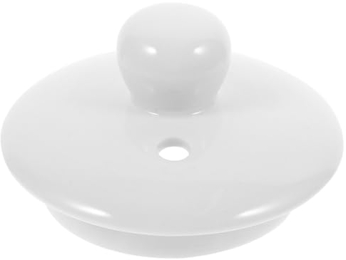Amosfun Couvercle de rechange pour théière, remplacement du couvercle de la théière en porcelaine, couvercle de rechange pour théières en céramique