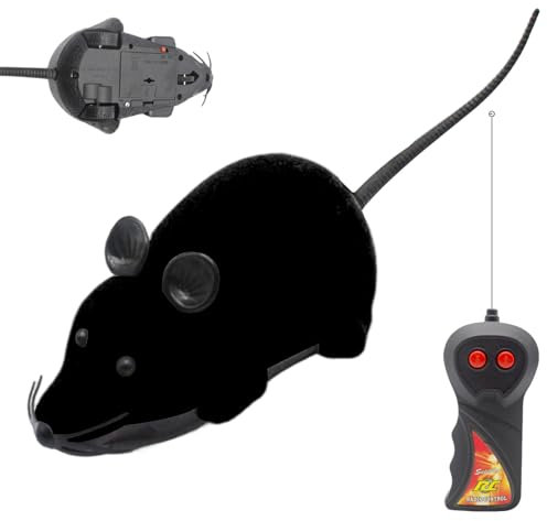 MLqkpwy Remote Control Cat Toy | Animal Toys for Indoor Cats Interactive | Electric Mice Moving Automatic Pet Supplies, Prank Stuff Dog Games for Boredom & Exercise