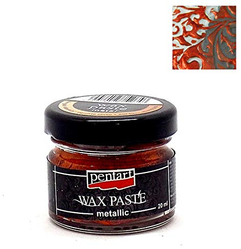 Zita`s Creative Wachspaste metallic 20ml - feuergold. Metallfarbe, Bastelfarbe, Acrylfarbe