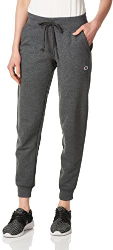 Champion Damen Plus-size Powerblend Jogger Trainingshose, Dunkelgrau, 3XL EU