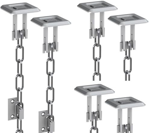 ECI® Gitterrost-Sicherung Einbruch-Schutz Zusatz-Sicherung für Licht-Schacht Keller-Schacht 3 Paar