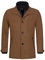 Indicode Herren Brittany Kurzmantel mit Stehkragen | Herrenmantel Wollmantel Mantel Männer Camel, L