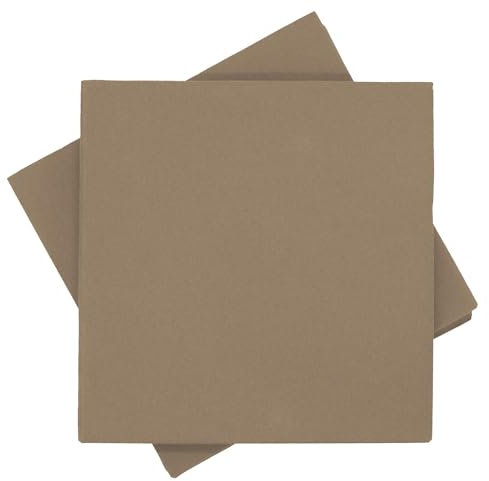 Unbekannt Servietten Tischdeko Taupe Greige Kommunion Konfirmation Sommer Party 40x40 cm 20 Stück