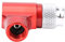 Keenso Mini inflador de CO2 para Bicicleta, neumático de Bicicleta, Mini inflador Manual portátil de CO2, Bomba de neumático para Bicicleta, ratón con Funda de Esponja(Rojo) Accesorios de Ciclismo