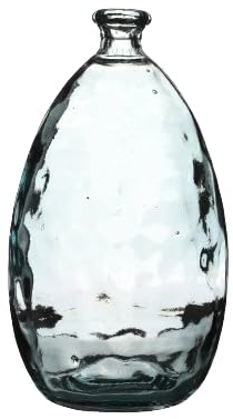 Natural Living Vase Dame Jeanne 10L en Verre Recycle DIAM 24,5CM X H40CM