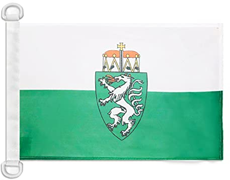 AZ FLAG Bootflagge Steiermark 45X30Cm - Steiermark Bootsfahne 30 x 45 Cm Marine Flaggen