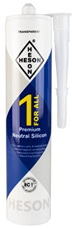 Heson Silikon ONE FOR ALL Transparent Silikonkartusche 310 ml UV- und witterungsresistent