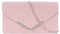 MilyaDE Damen Clutch Kunst Wildleder Abendtasche Envelope Umschlag Braut Handtasche Hochzeit Party Unterarmtasche Umhängetasche Schultertasche mit Ketten Gurt, Rosa