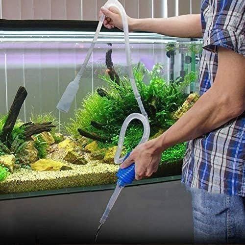 1PC Wasserpumpe Vakuum Siphon Kies Reiniger Einfache Aquarium Vakuum Gerät Tank Ändern Wasser Saug x2M3 Reiniger Sauber Siphon-Reiniger, Siphon-Reiniger, Kleiner Reiniger Zubehör und Pumpen