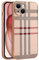 LINXUXIE Phone Case for Apple iPhone 15, Fashion Leather Designer Phone Case, Soft TPU Drop Protection Shockproof Protective Phone Holder Women (for iPhone 15)