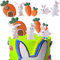 HGSHUO Tortendeko Hase Kuchen Deko Geburtstag Cake Topper Ostern Torte Deko Karotte Cupcake Topper Kindergeburtstag Kuchendeko Osterdeko Geburtstagsdeko Party