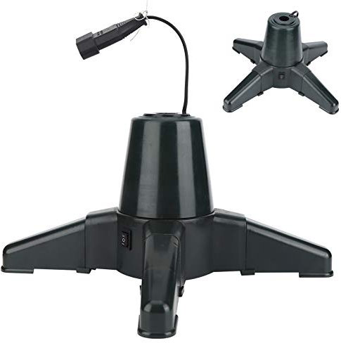 Supporto per Albero di Natale, Supporto per Albero di Natale Rotante Elettrico a 360 Gradi, Ripiano Stabile per Supporto per Albero per Decorazioni Natalizie Domestiche (40CM)