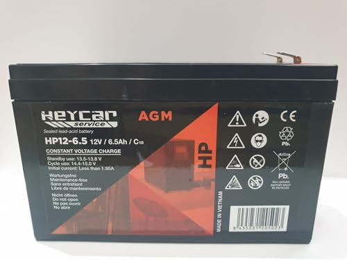 INDALCHESS Batterie 12 V et 6,5 Ah, compatible avec celles de 3,5 Ah et 5,5 Ah par taille, pour voitures et motos électriques pour enfants