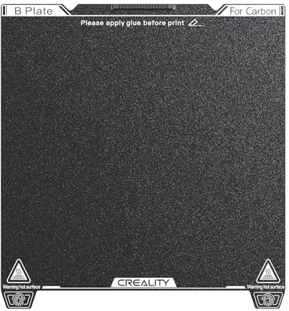 Creality K1C PEI-Bauplatte ohne weichen magnetischen Aufkleber, 3D-Drucker-Textur-PEI-Druckbettplattform für K1C, K1, Ender3 V3/KE/SE, Ender 3 S1/Pro, Ender 5 S1 3D-Drucker 235 X 235mm