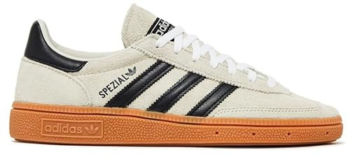 adidas Originals Pallamano Spezial, Wonder Silver/Off White/Gum, Gomma nera in alluminio, 7 Women/6 Men