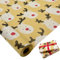 Große Geschenkpapierrolle: Weihnachts Geschenkpapier groß 76cm x 12m Kraftpapier festliches der Elch Design zum Verpacken von Weihnachts und Geburtstagsgeschenken