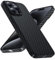 Phoneaura Schutzhülle FÜR iPhone 14 Pro Hülle Carbon Optik kompatibel mit MAGSAFE I 14 Pro Schutzglas I Carbon case 14 Pro Hülle [flaches Design+ Carbon Optik+ 2 Schutzgläser inklusive]
