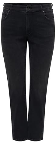 CARMAKOMA Female Straight-Fit Jeans CARWILLY Hohe Taille Gerade geschnitten Jeans