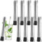 8 Set Stainless Steel Cocktail Muddler Bulk, 8 Inch Muddler and 10 Inch Bar Mixing Spoon Professional Grade Cocktail Mojito Muddler Home Bar Tool Set for Fruit Drinks Lemonade
