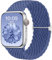 CeMiKa Compatible with Apple Watch Straps 44mm 46mm 45mm 49mm Women Men, Braided Stretchy Elastic Sport Band for iWatch Series 10 9 8 7 SE 6 5 4 3 Ultra 2 1,Blue