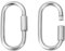 BENECREAT 2 Stück 925 Sterling Silber Karabiner Twist Barrel Sicherer Verschluss 13.5x7x1.15mm Karabinerverschluss Mit Sicherem Verschlussdesign Für Die Herstellung Halskettenverschlüsse