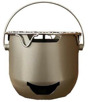 Mini BBQ Portable Charcoal Barbecue Grill for Indoor Outdoor Cooking Picnic Camping,Green