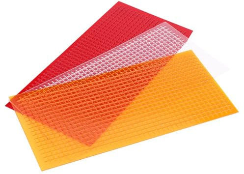 VOBOR Auto Lens Repair Kit, Autoscheinwerfer Reparaturfolie Kit, 3er Pack Rote Amber Klare Folien für Heckleuchten Blinker Klare Linsen Risse Reparatur ohne Demontage Wetterfest