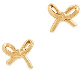kate spade new york Girlie Pearlie Mini Bow Studs