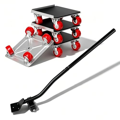 Zencantorous Kit de Leve Meuble, Kit de Deplace Meuble, roulettes pour Meubles, avec 4 Roue Rotative à 360°, roulettes pour Meubles Lourd, pour Les Canapés, Armoires et Tables, Maximale 300 kg