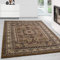 Teppium Kurzflor Teppich Wohnzimmer 160x230 cm Beige Vintage Look - Orientteppich Waschbar, Orientalisch Design, Pflegeleicht und Weich - Ideal für Schlafzimmer, Esszimmer und als Küchenteppich