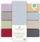 DarBene Spannbettlaken 180x200 Premium 2er Set, Jersey 100% gekämmte Premium Baumwolle, atmungsaktiv, superweiches Bettlaken bis 30 cm Matratzenhöhe, Oeko-TEX, Hellblau