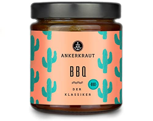 Ankerkraut BBQ Sauce, für Fleisch, Spare-Ribs, Barbecue, 170 ml im Glas