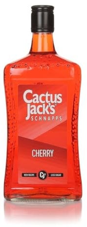 Cactus Jack's Cherry Flavoured Schnapps, Fruit Flavoured Pink Drink Liquor for Cocktail Making, Flavoured Shots or Mixer, 15% Alcohol Drink, Cocktail Ingredient for Home Bar, 70cl
