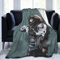 LOUJIN Decke Sebastian Bucky Stan Barnes superweiches Flanell-Fleece, leichte Überwurfdecke, Klimaanlagendecke, Couch, Sofa, Bettro, 125 cm x 100 cm