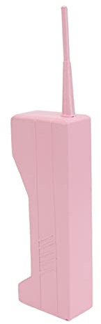 Fockety Téléphone Portable rétro, Simulation de téléphone Portable en Brique à l'ancienne, Modèle de téléphone Portable Classique pour la Maison, la scène, la fête, la décoration (Rose)